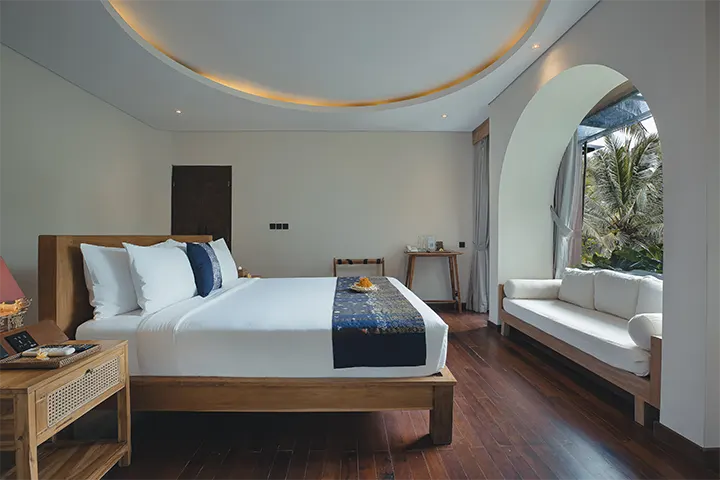 Two Bedroom Rice Terrace Pool Villa with Jacuzzi & Living Room