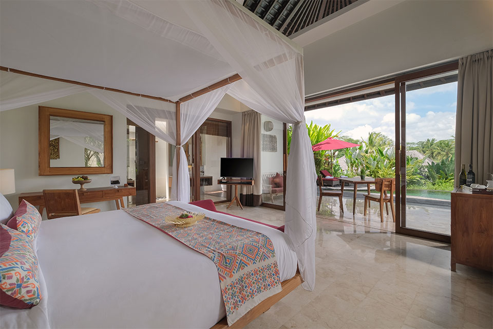 One Bedroom Royal Pool with Rice Terrace View