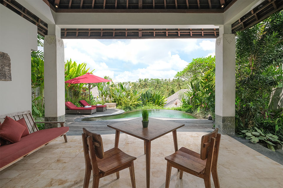 One Bedroom Royal Pool Villa with Rice Terrace View